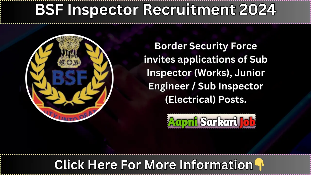 BSF Group B Recruitment Notification 2024 Out