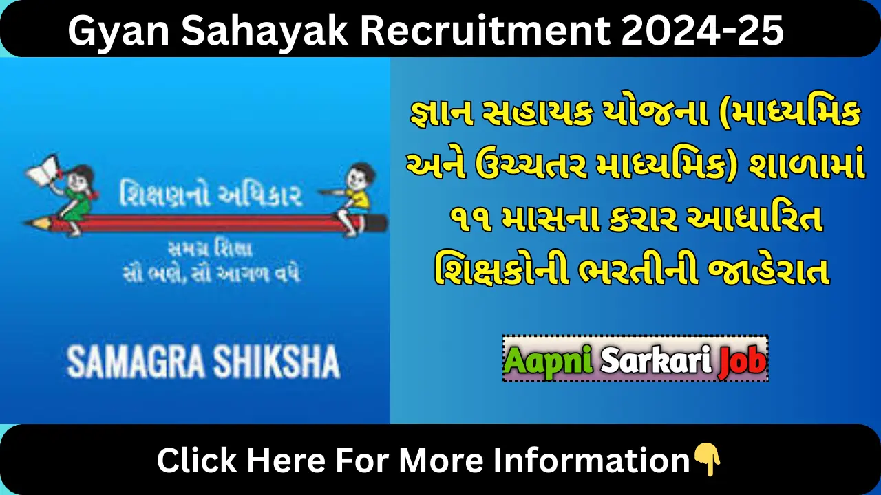 Gyan Sahayak Recruitment 2024