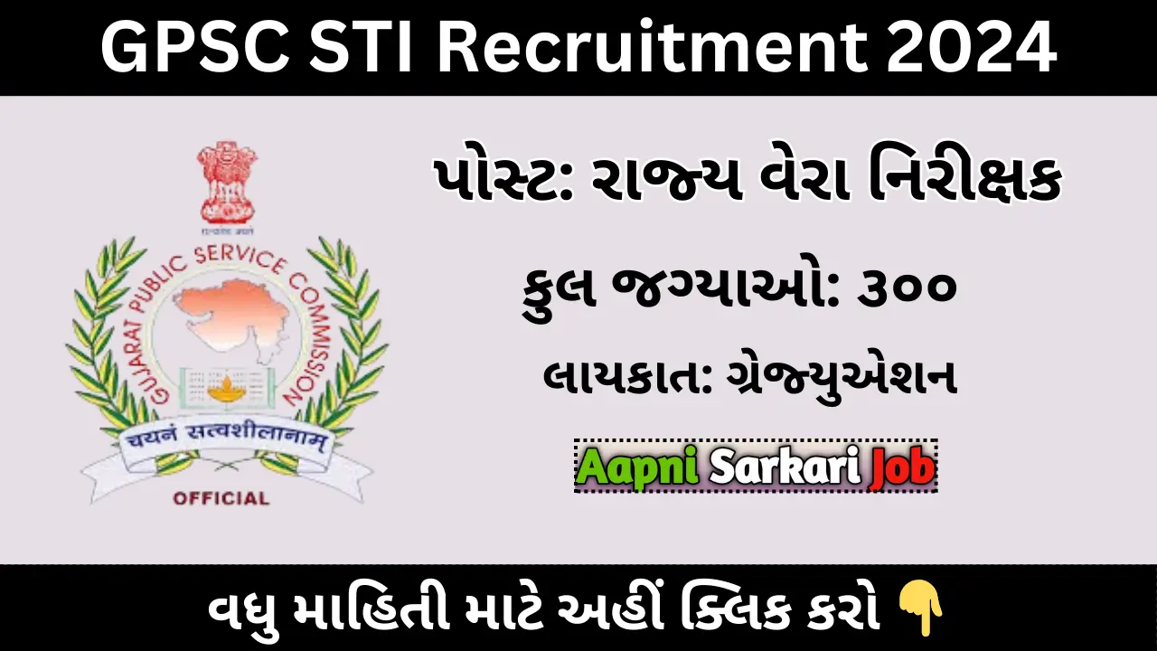 GPSC STI Recruitment 2024
