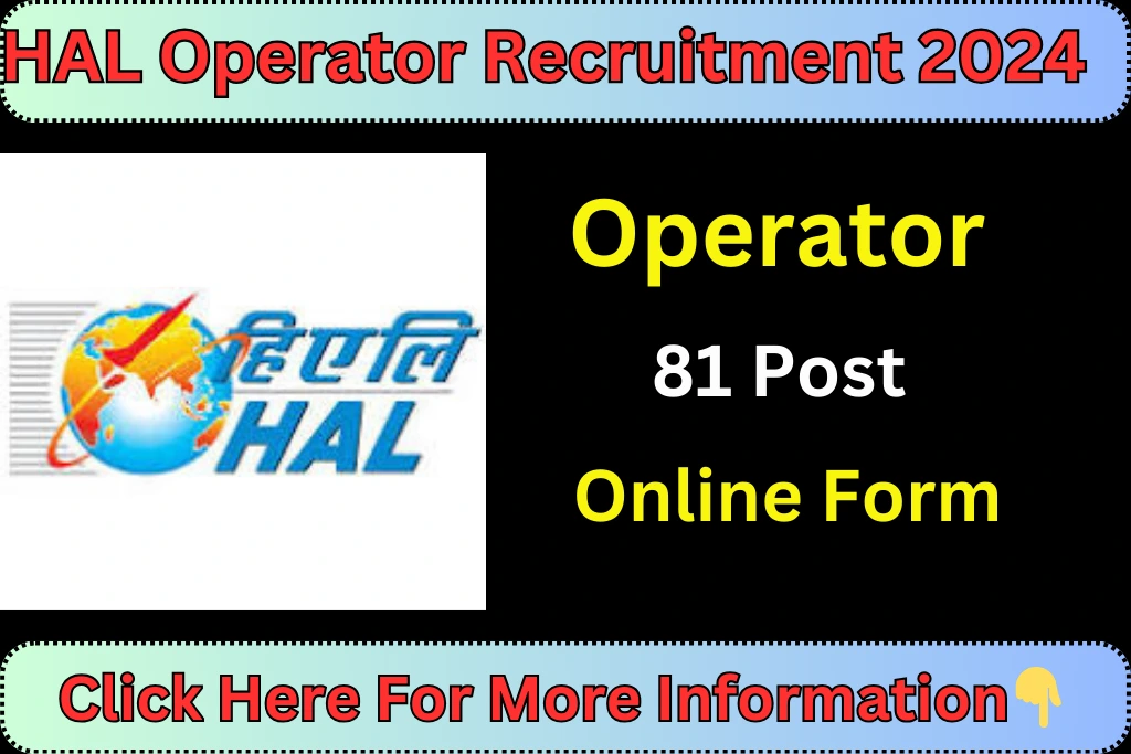 HAL Operator Recruitment