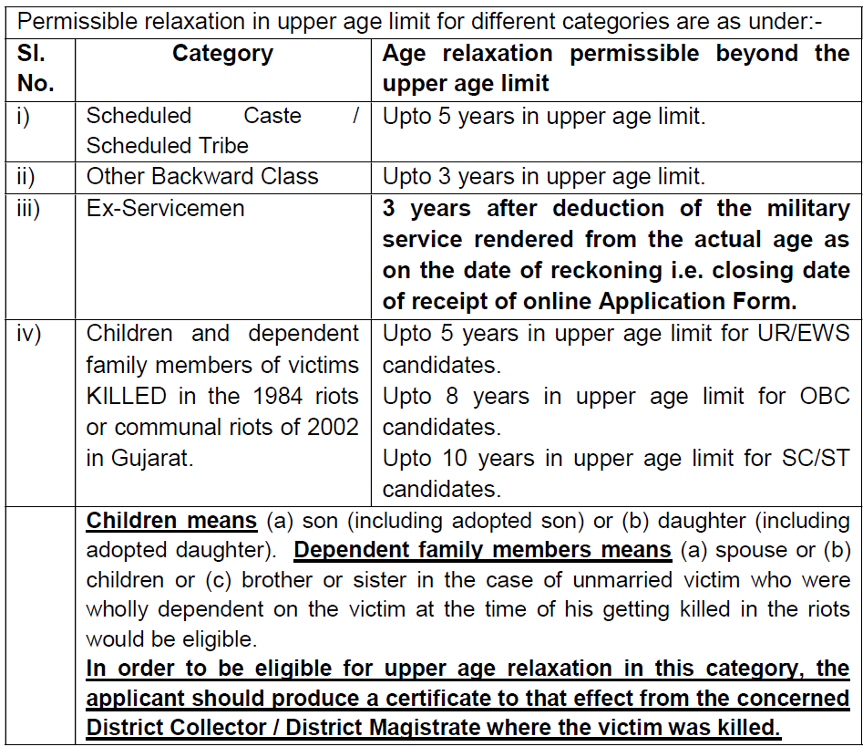 CISF Constable Tradesmen Recruitment 2025 - Age Relaxation 