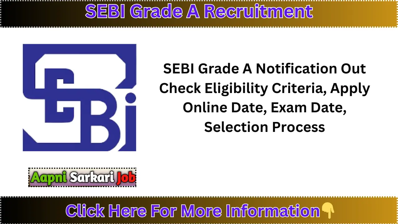 SEBI Grade A Notification