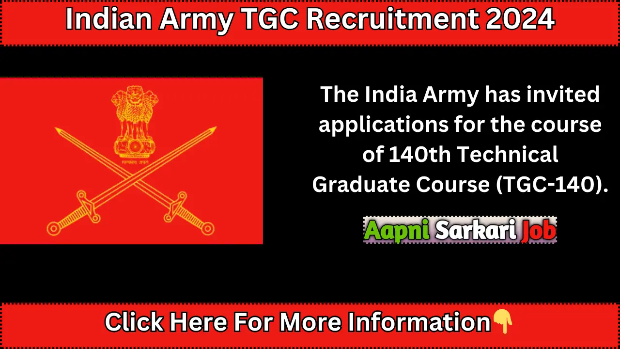 Indian Army TGC Recruitment 2024
