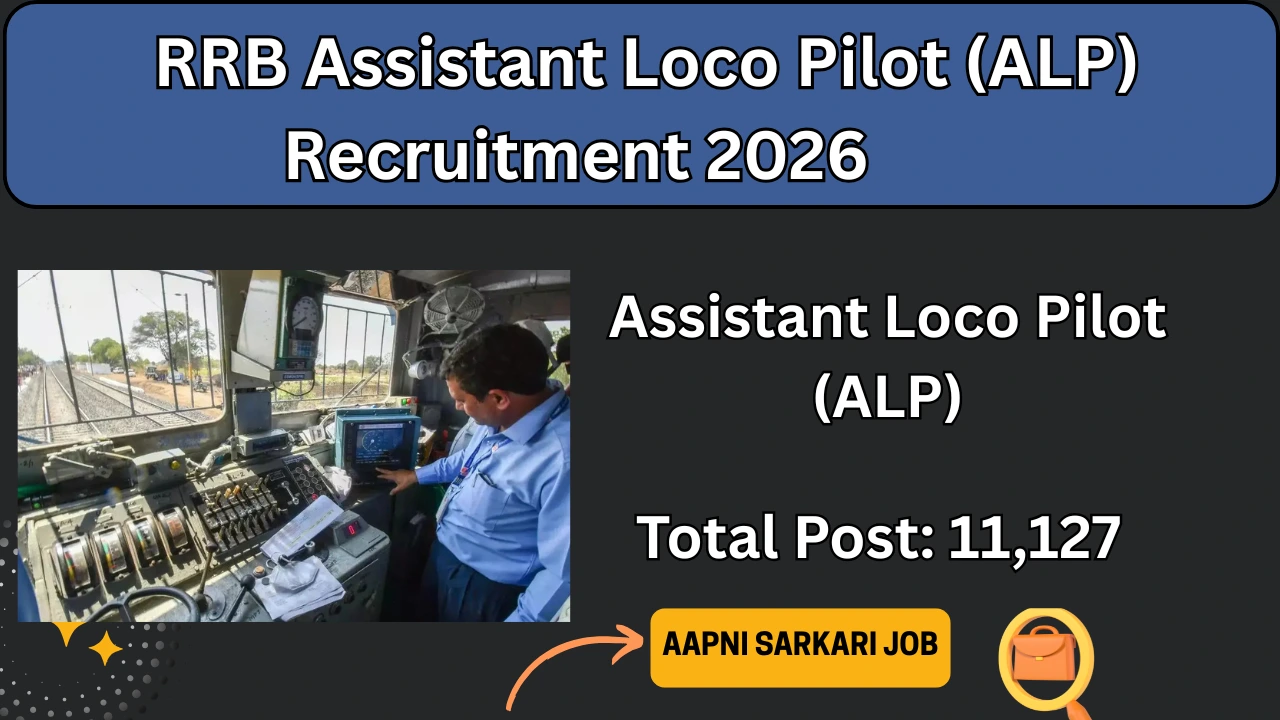RRB Assistant Loco Pilot (ALP) Recruitment 2026